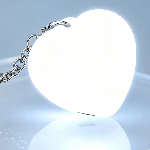 LumiBag - Heart-Shaped Touch-Sensor LED Bag Light