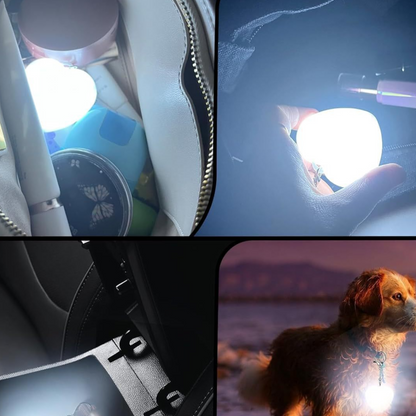 LumiBag - Heart-Shaped Touch-Sensor LED Bag Light